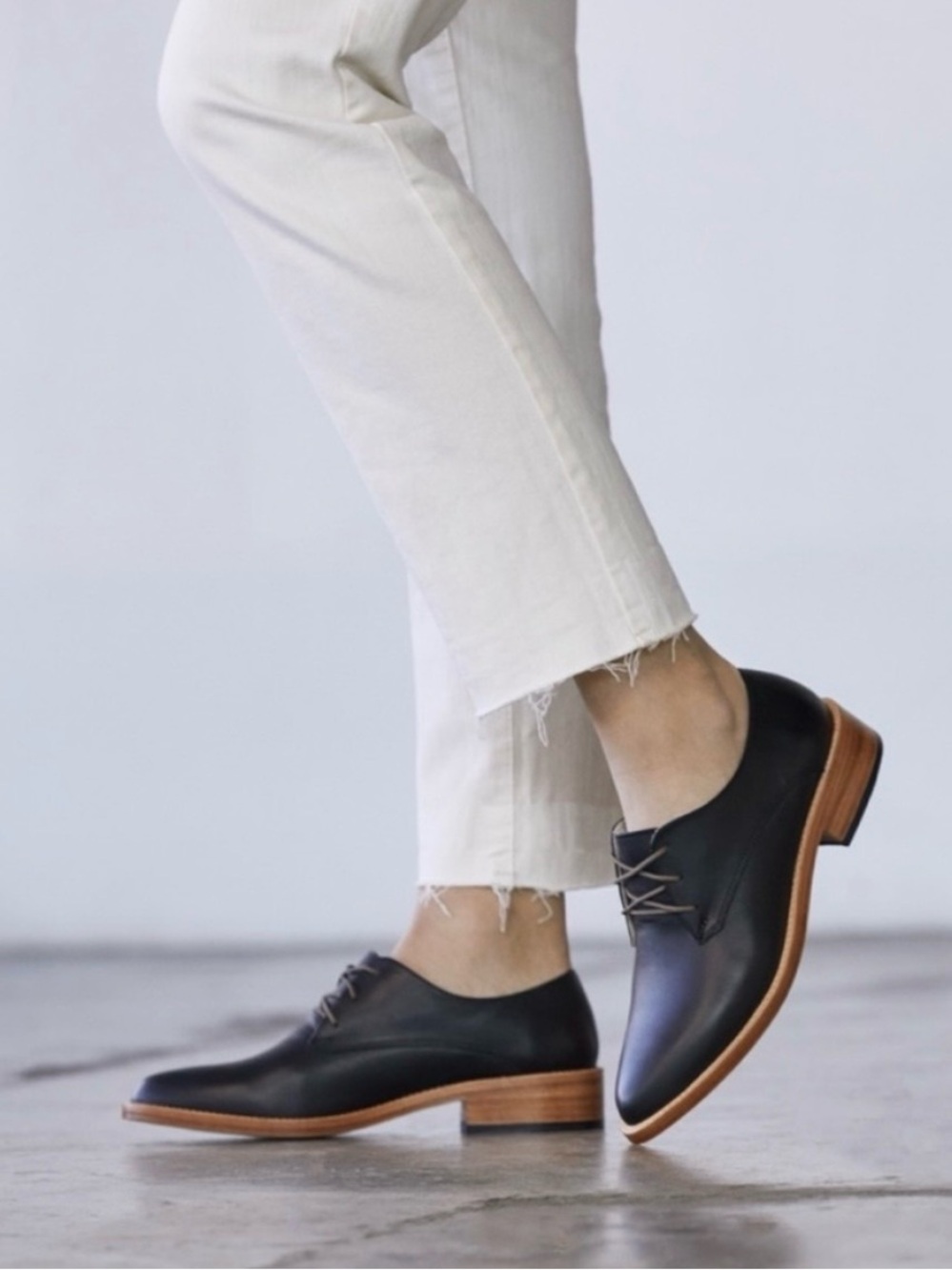 Nisolo Leather James Oxford Flats